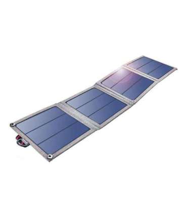 Foldable solar charger Choetech SC004 14W, 1xUSB (grey)