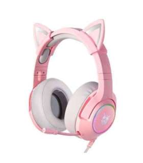 Gaming headphones ONIKUMA K9 Pink RGB