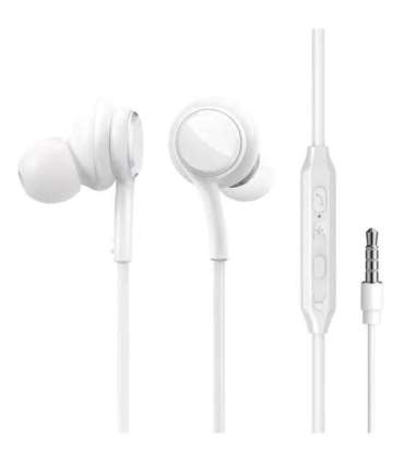 Wired Earphones JR-EW02, Half in Ear (White)
