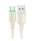 USB to USB-C Cable Mcdodo CA-4750 with LED light 1.2m (beige)