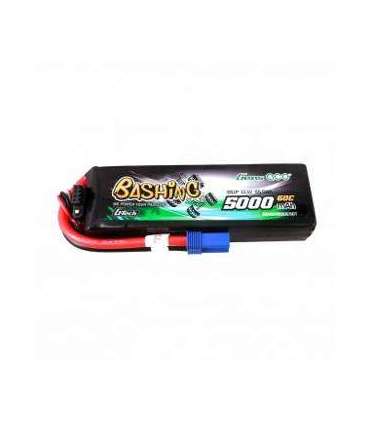 Battery GensAce G-Tech LiPo 5000mAh 11.1V 60C 3S1P, EC2 Plug
