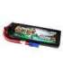 Battery GensAce G-Tech LiPo 5000mAh 11.1V 60C 3S1P, EC2 Plug