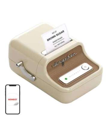 Portable Label Printer Niimbot B21 (Cream)