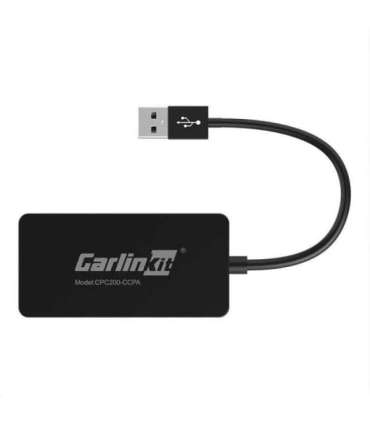 Carlinkit CCPA wireless adapter Apple Carplay/Android Auto (black)
