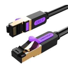 Network Cable CAT7 SFTP Vention ICDBJ RJ45 Ethernet 10Gbps 5m Black