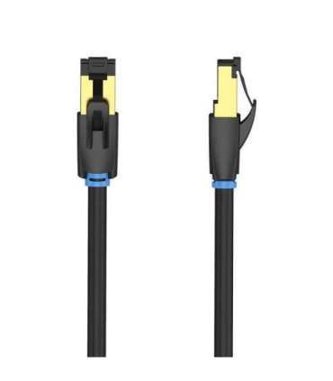 Network Cable CAT8 SFTP Vention IKABF RJ45 Ethernet 40Gbps 1m Black