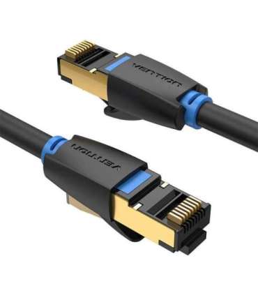 Network Cable CAT8 SFTP Vention IKABI RJ45 Ethernet 40Gbps 3m Black