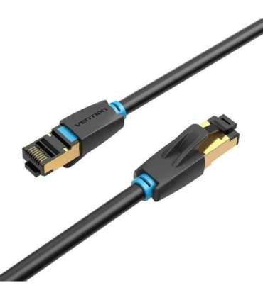 Network Cable CAT8 SFTP Vention IKABK RJ45 Ethernet 40Gbps 8m Black