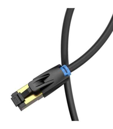 Network Cable CAT8 SFTP Vention IKABK RJ45 Ethernet 40Gbps 8m Black