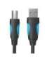 USB 2.0 A to USB-B printer cable Vention VAS-A16-B100 1m Black