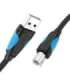 Printer Cable USB 2.0 A to USB-B Vention VAS-A16-B200 2m Black