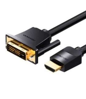 Kabel HDMI do DVI (24+1) Vention ABFBI 3m, 4K 60Hz/ 1080P 60Hz (Czarny)