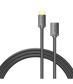 HDMI 2.0 Male to HDMI 2.0 Female Extension Cable Vention AHCBH 2m, 4K 60Hz, (Black)