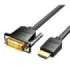 Kabel HDMI do DVI (24+1) Vention ABFBJ 5m, 4K 60Hz/ 1080P 60Hz (Czarny)