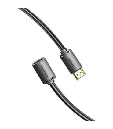 HDMI 2.0 Male to HDMI 2.0 Female Extension Cable Vention AHCBD 0,5m, 4K 60Hz, (Black)