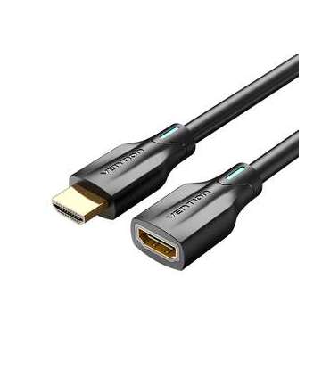 Kabel Przedłużający HDMI 2.1 Vention AHBBG, 1,5m, 8K 60Hz/ 4K 120Hz Czarny
