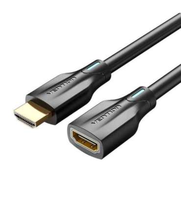 Kabel Przedłużający HDMI 2.1 Vention AHBBG, 1,5m, 8K 60Hz/ 4K 120Hz Czarny