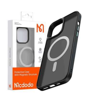 Magnetic case McDodo for iPhone 14 plus (black)