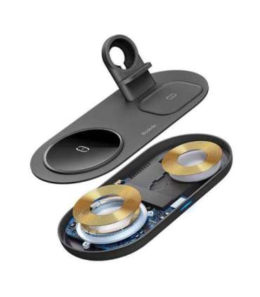 Wireless Charger Mcdodo CH-7061 3 in 1 15W (mobile/TWS/Apple watch) (black)
