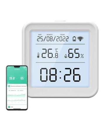 Smart temperature and humidity sensor WiFi Gosund S6 LCD Tuya