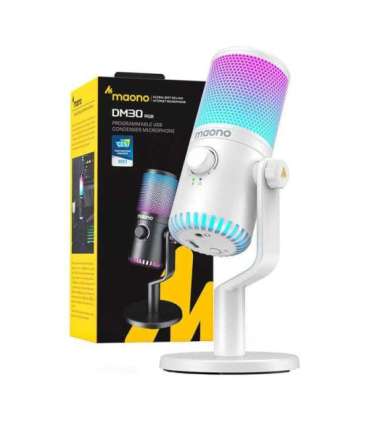 Gaming Microphone Maono DM30RGB (white)