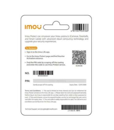 IMOU Protect Plus Gift Card (Annual Plan)
