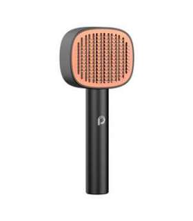 Paw In Hand Brush Needle Comb (black)