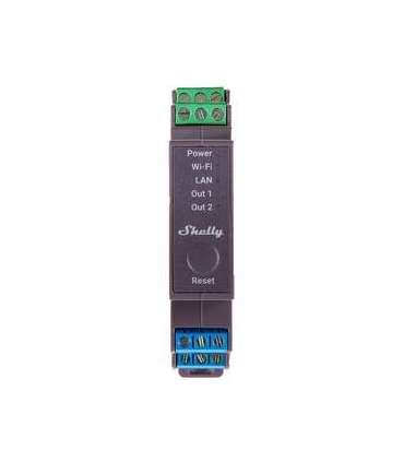 Dual-channel smart relay Shelly Pro 2