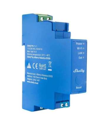 Shelly Pro 1 Potential-free Switch with dry contacts