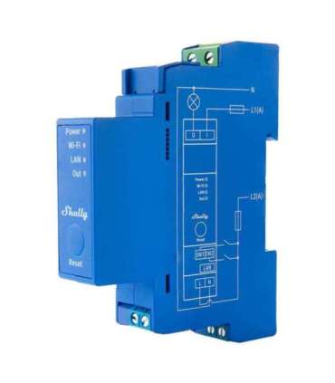 Shelly Pro 1 Potential-free Switch with dry contacts