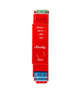 DIN Rail Smart Switch Shelly Pro 1PM with power metering, 1 channel