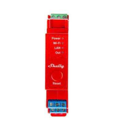 DIN Rail Smart Switch Shelly Pro 1PM with power metering, 1 channel