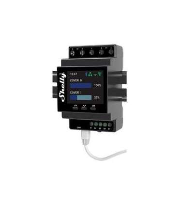 DIN Rail Smart Controller Shelly Pro Dual Cover PM with power metering