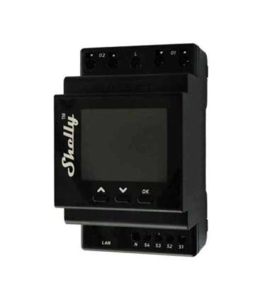 DIN Rail Smart Controller Shelly Pro Dual Cover PM with power metering