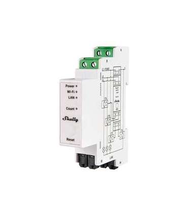 2-phase Energy Meter Shelly PRO 3EM 120A Wi-Fi