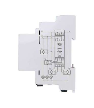 2-phase Energy Meter Shelly PRO 3EM 120A Wi-Fi
