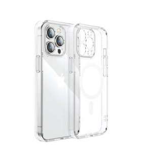 Magnetic potective phone case Joyroom for iPhone 15 Pro Max (transparent)