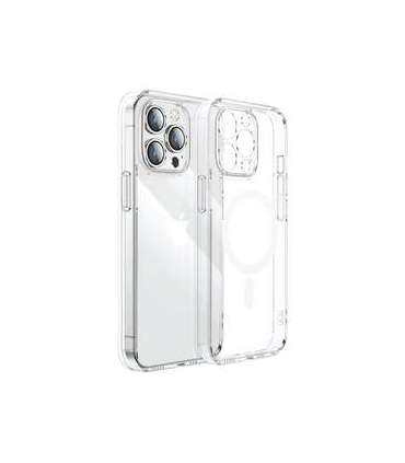 Magnetic potective phone case Joyroom for iPhone 15 Pro Max (transparent)