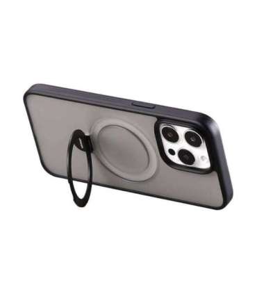 Magnetic protective phone case Joyroom JR-BP004 for iPhone 15 Pro Max (black)