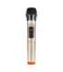 Wireless dynamic microphone UHF PULUZ PU628J 3.5mm (gold)