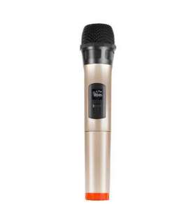Wireless dynamic microphone UHF PULUZ PU628J 3.5mm (gold)