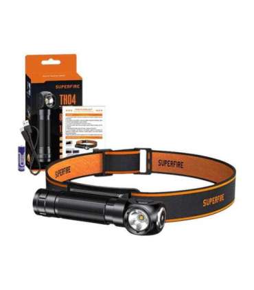 2-in-1 Headlamp Superfire TH04, 600lm, USB-C
