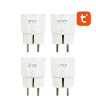 Smart plug WiFi Gosund SP111 3680W 16A, Tuya 4-pack
