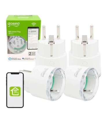 Smart plug WiFi Gosund SP111 3680W 16A, Tuya 4-pack