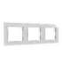 Switch frame triple Shelly (white)