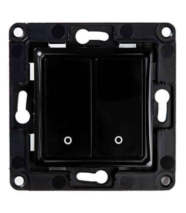 Shelly wall switch 2 button (black)