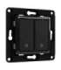 Shelly wall switch 2 button (black)