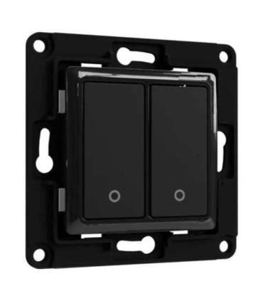 Shelly wall switch 2 button (black)