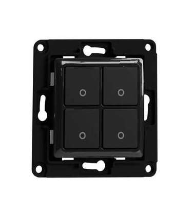 Shelly wall switch 4 button (black)