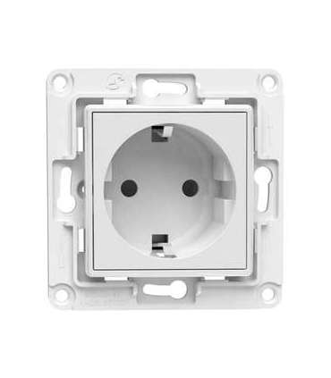 Shelly wall socket (white)